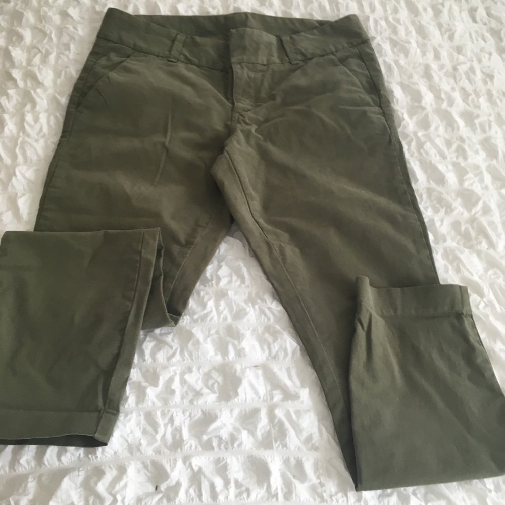 J crew cropped Andie pants